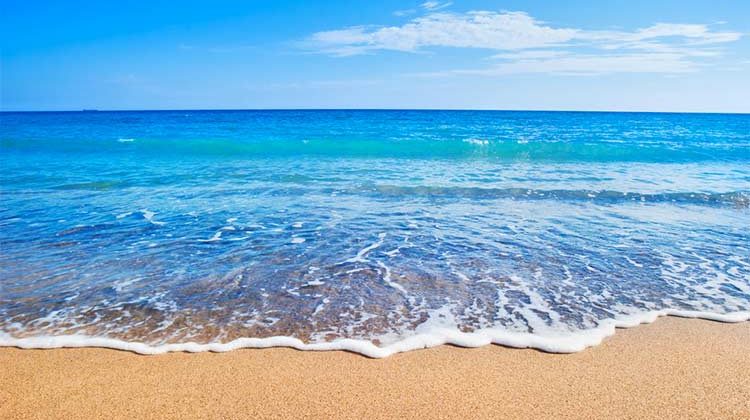 The serene beauty of the sea beach in the Coxes Bazar